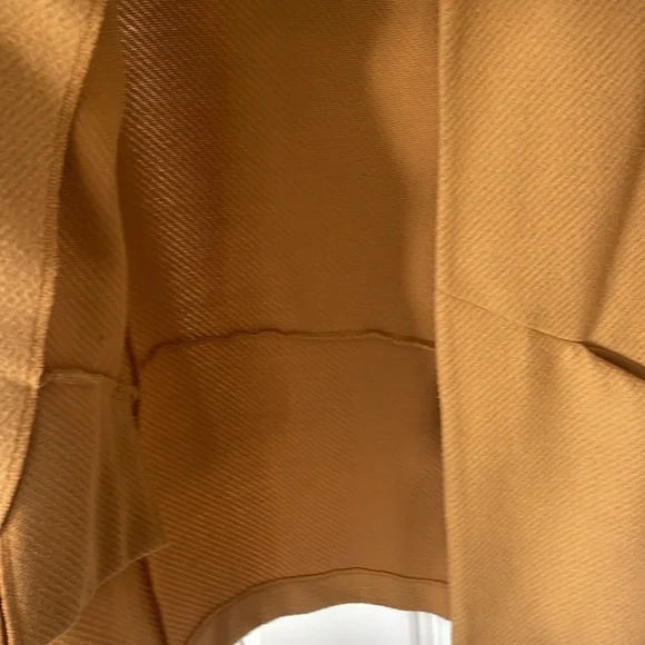 Express Yellow Mustard Open Cardigann duster size pea coat small petite SP - Picture 4 of 11